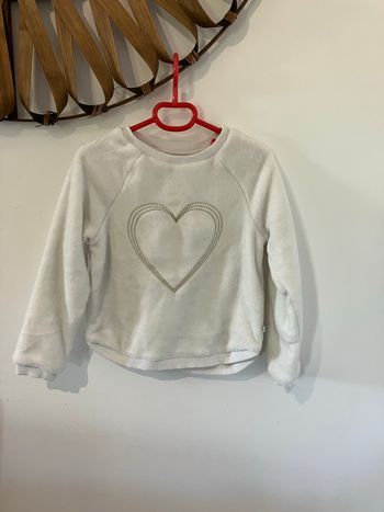 Pull blanc pilou pilou fille 8 ans okaïdi