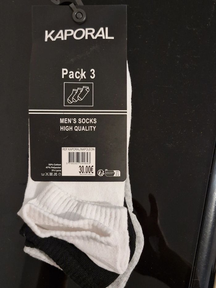3 paires de sockets Kaporal 39-43 - photo numéro 2