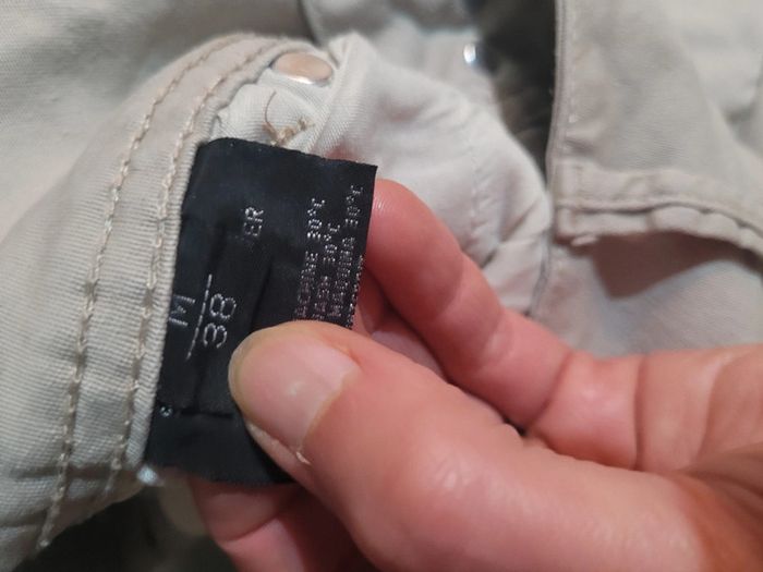 Pantalon beige, taille haute, bas plissé - photo numéro 10