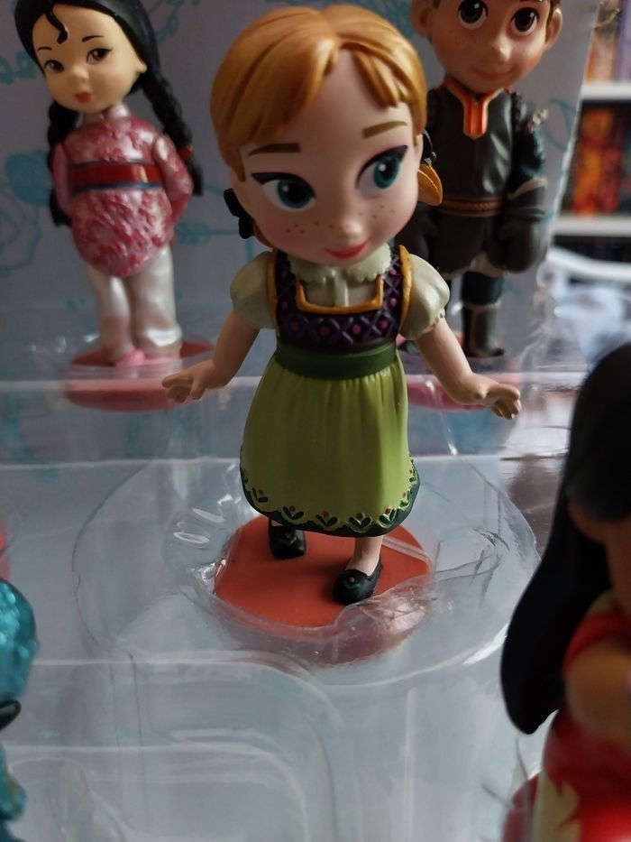 3 Figurines Animators Anna Elsa Kristoff Reine des Neiges Disney - photo numéro 7