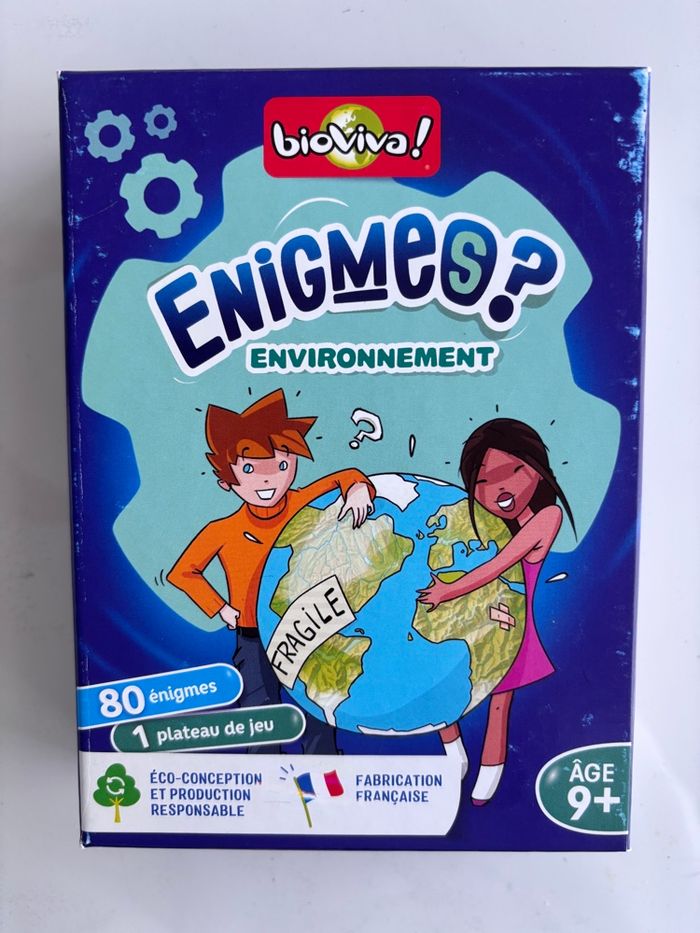 Jeu Énigmes environnement Bioviva enfant 9 ans et + neuf