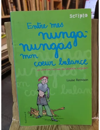 livre Entre Mes Nunga-Nungas Mon Coeur Balance Rennison Louise TBE ref EC