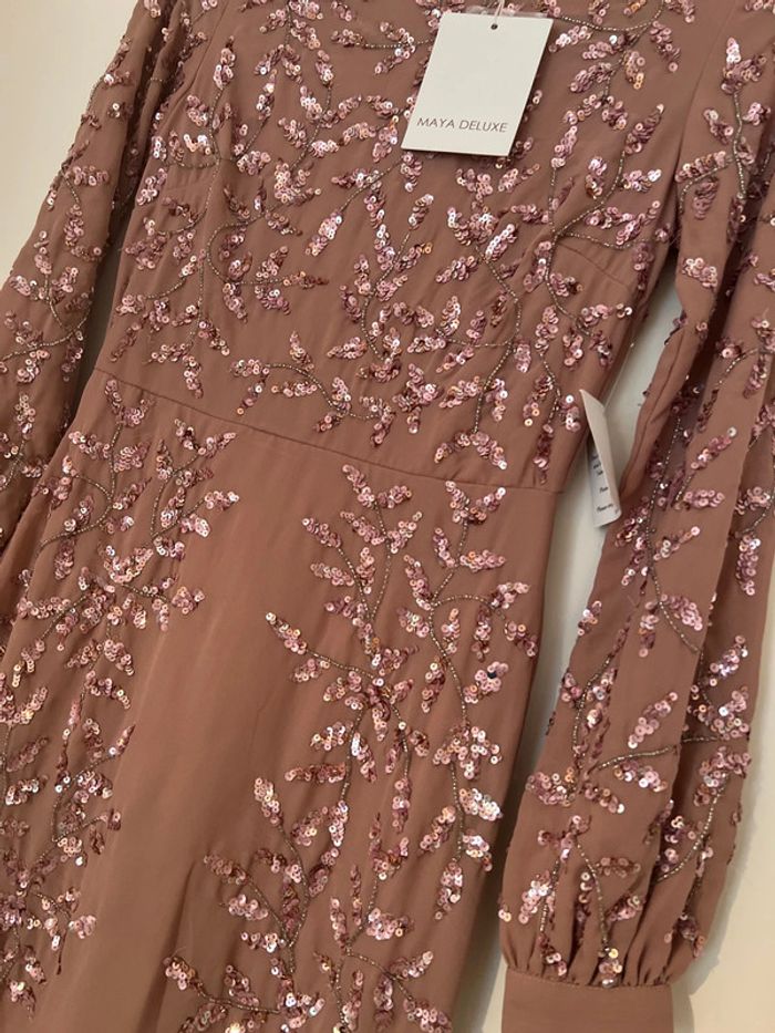 Robe longue sequins Neuve Asos taille 34 - photo numéro 2