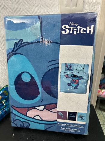 Parure De Lit Stitch 2 Personnes Stitch Disney En Coton