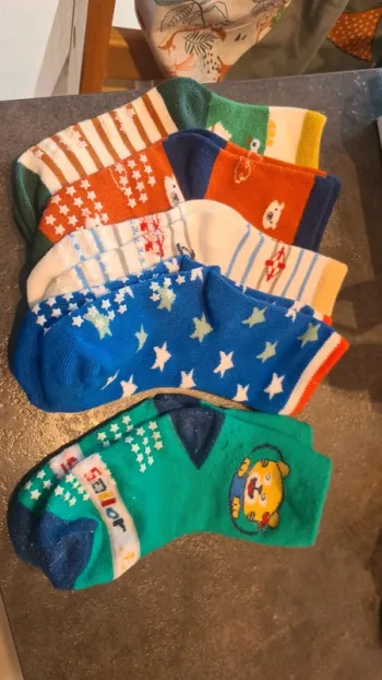 Chaussettes anti dérapantes x5 paires