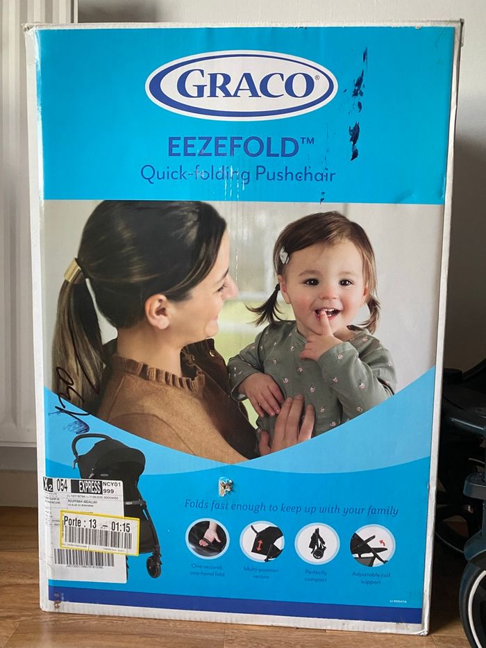 poussette Eezefold graco noir midnight - photo numéro 2