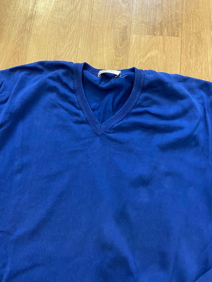 Pull bleu roi homme L - photo numéro 3
