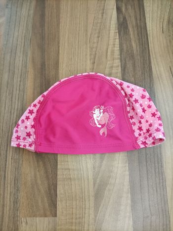 Bonnet piscine rose sirène enfant Techno Pro