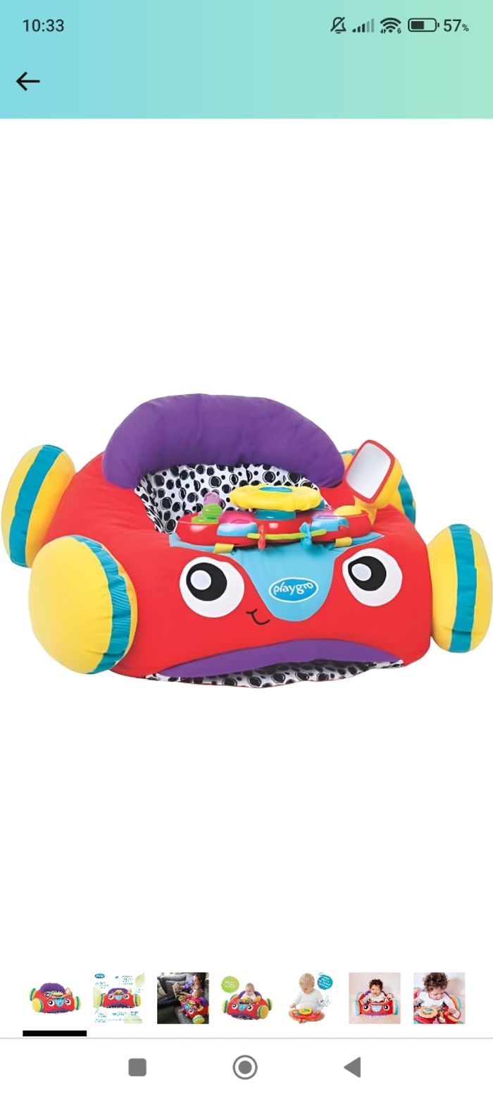 Voiture peluche