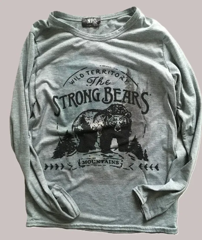 👕 T-shirt manches longues garçon – 12 ans
