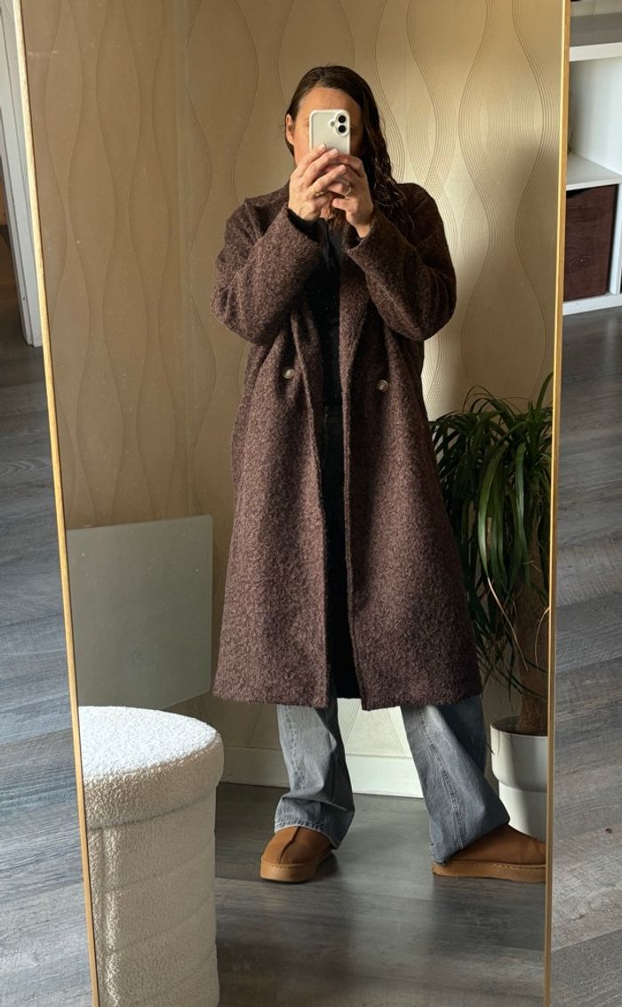 Manteau long taille M/L neuf couleur marron neuf