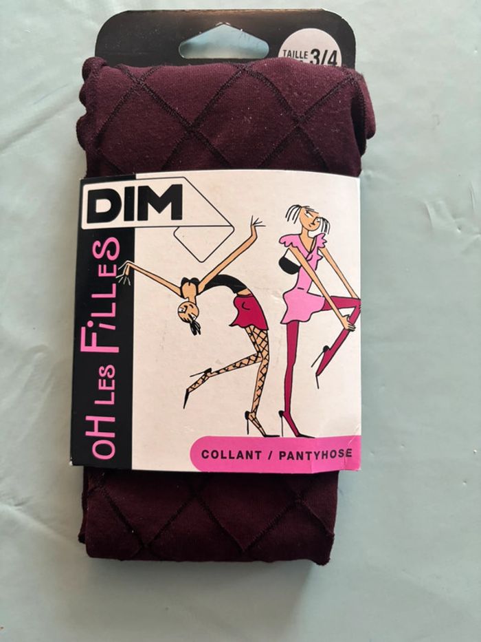 Collant / pantyhose aubergine T3/4