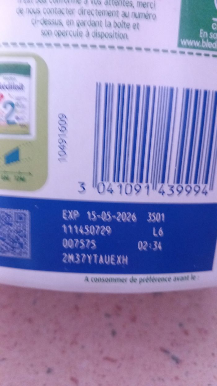Lait 1er âge neuf  prix négociable - photo numéro 3