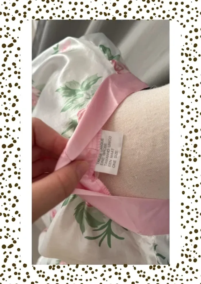 Kimono fleuri satiné 💐 | Taille unique - photo numéro 7
