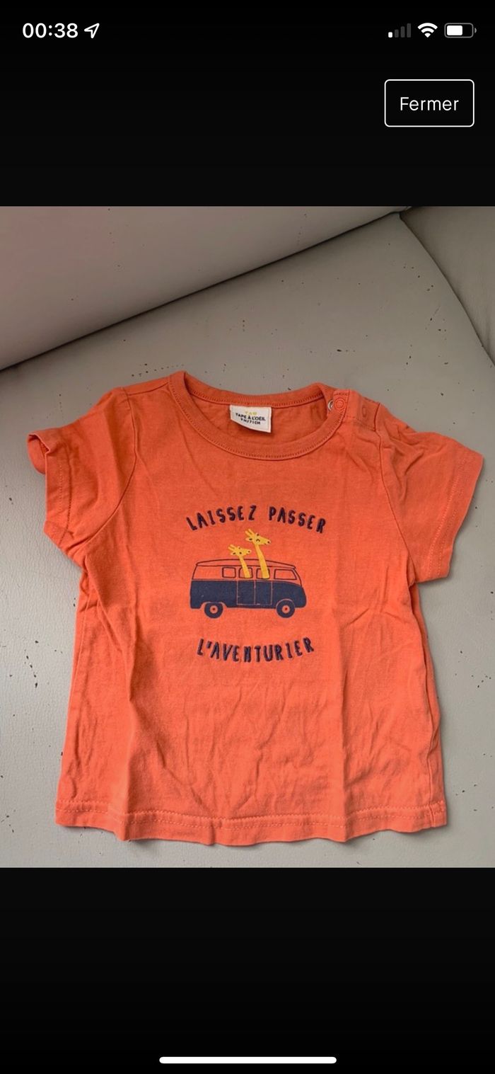 Tee shirt manches courtes