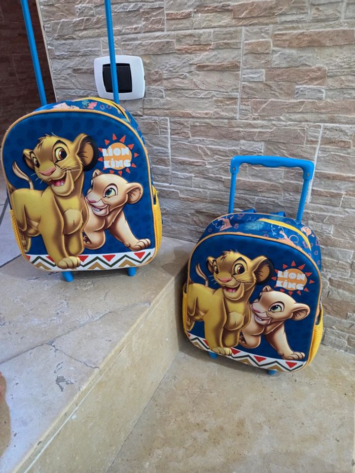 Zainetto asilo simba 10 € tutti e due oppure 5€ uno, se hai bisogno te lo regalo