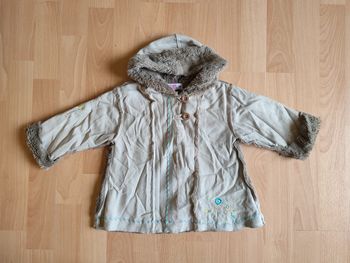 Veste daim et pilou pilou Prends ton pouce 12M