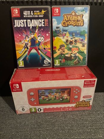 Nintendo switch lite corail