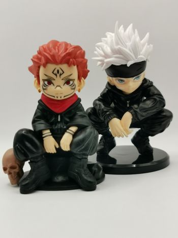 Lot de 2 Figurines Jujutsu Kaisen Sukuna / Satoru Gojo