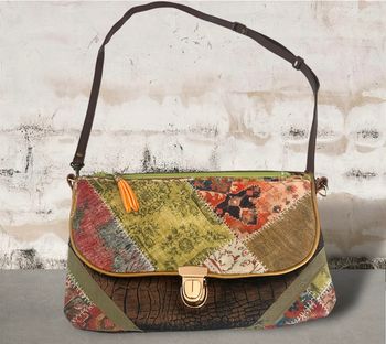 Joli sac bandoulière patchwork fait main