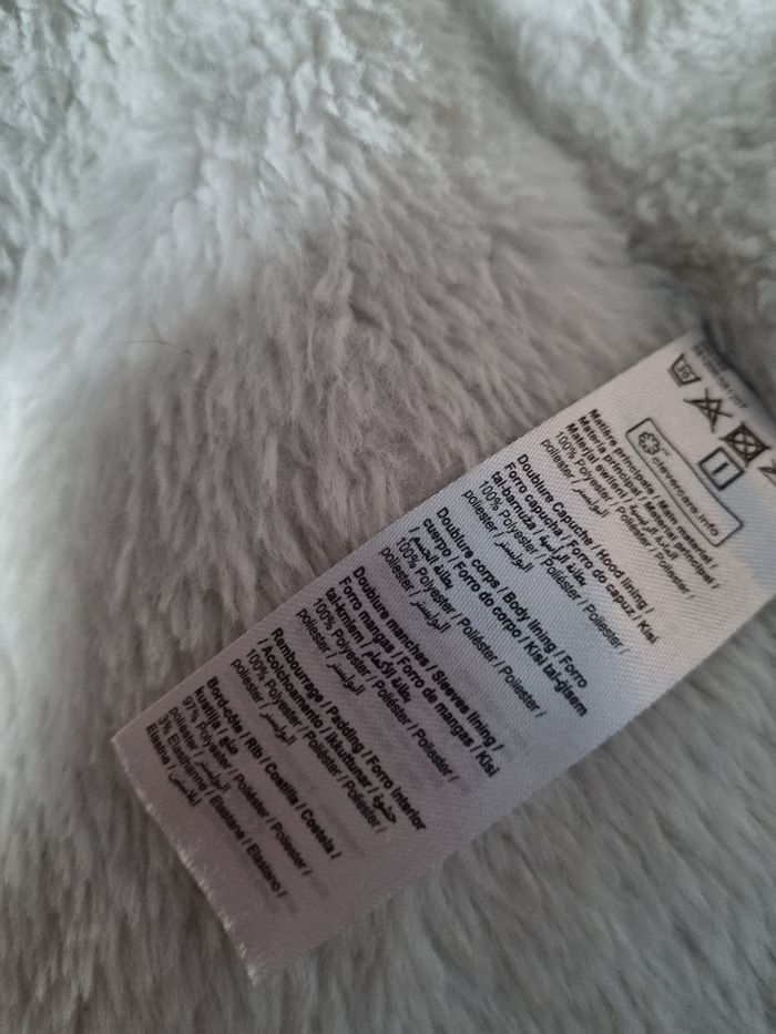 Parka déperlante kaki à capuche intérieur fausse fourrure 12ans très doux et chaud - photo numéro 5