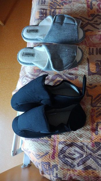 Chaussons mixtes été et hiver scratchs  44