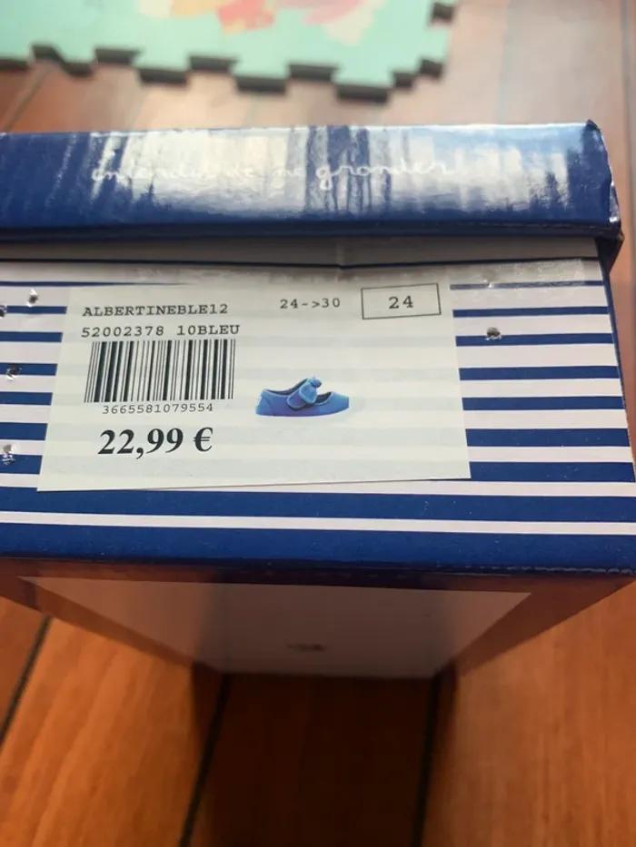 Chaussure toile bleu - photo numéro 3