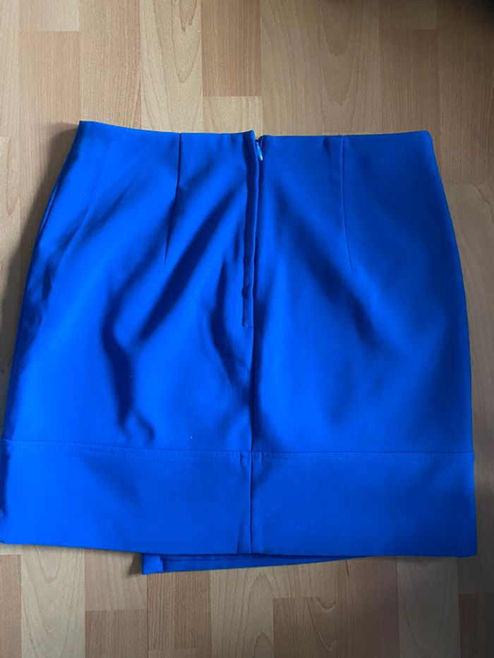 Jupe bleue H&M Taille 38 - photo numéro 3