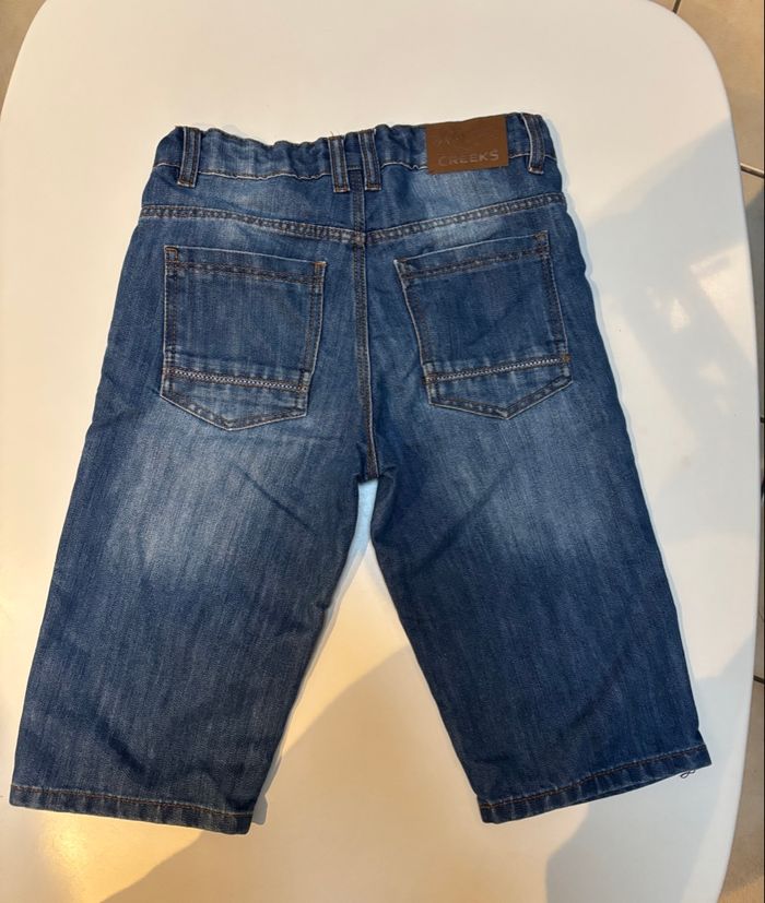 Bermuda pantacourt jeans denim 10ans creek - photo numéro 3