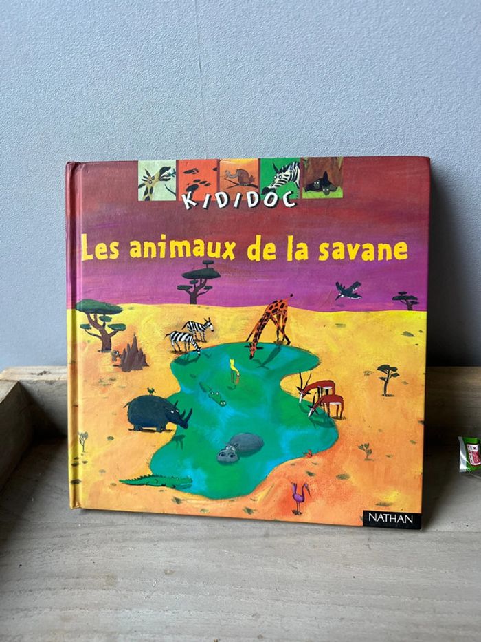 Kididoc les animaux de la savane