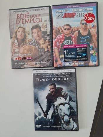 3 dvd neufs