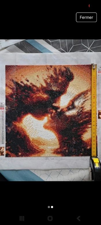 Diamond painting fait