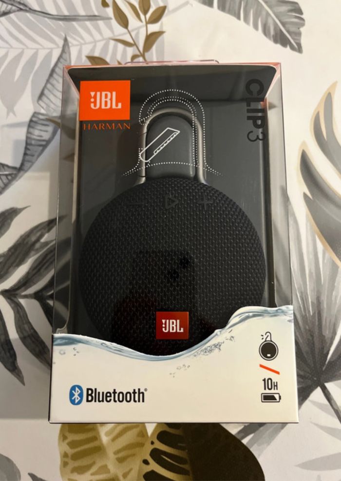 Enceinte JBL Bluetooth portable Noir Clip 3