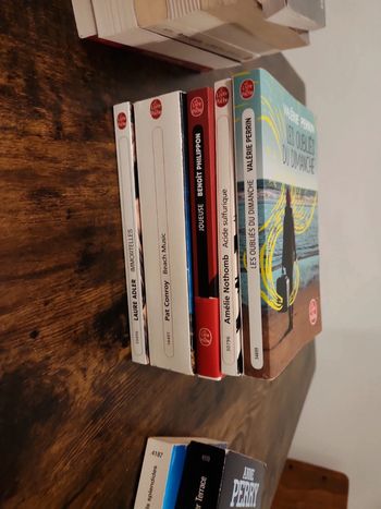 Lot de 5 livres de poche :