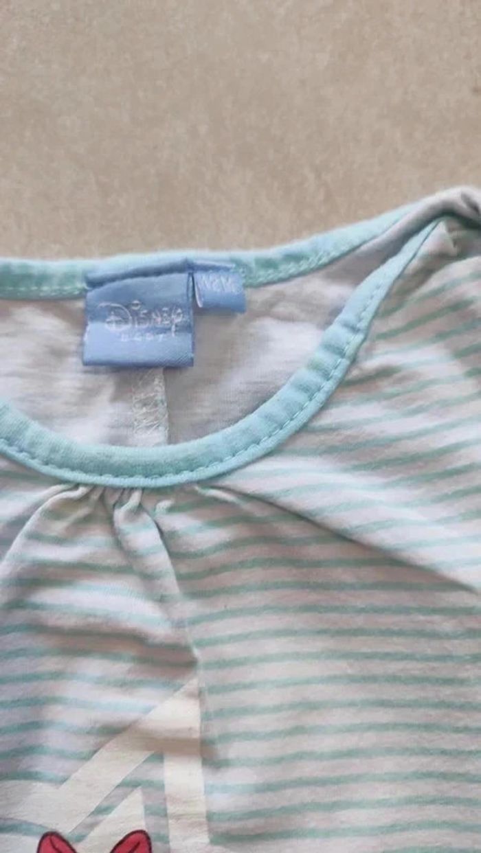 Barboteuse / combinaison été 12 mois disney minnie - photo numéro 4