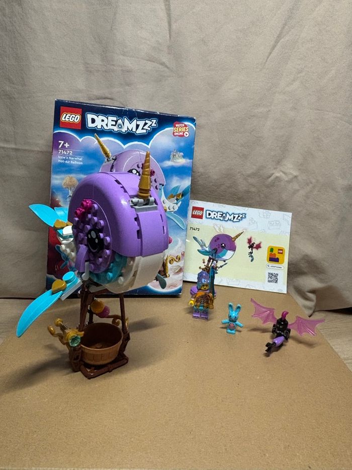 Lego Dreamzzz la montgolfière narval d’Izzie 71472 Complet avec boîte et notice