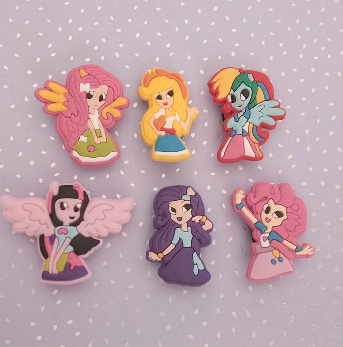 6 pin's pour crocs Equestria girl - photo numéro 2