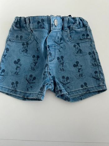 Short Mickey taille élastique et ajustable