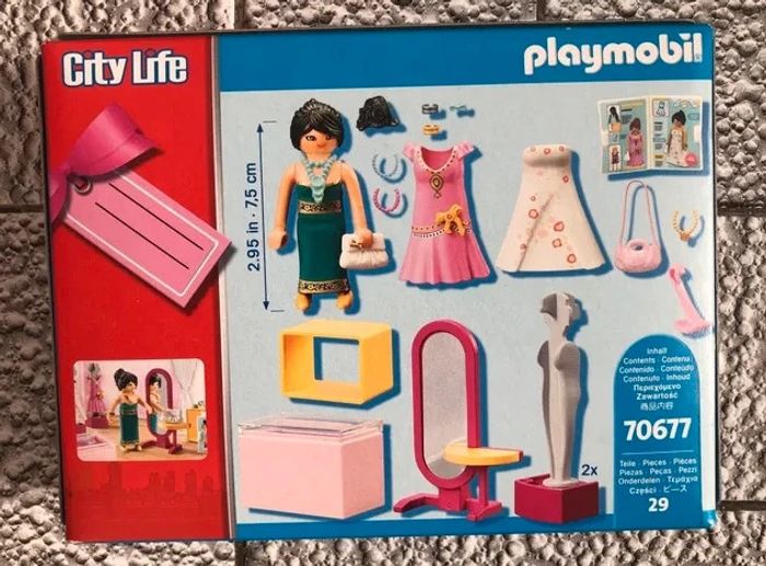 Playmobil 70677 City Life Boutique de mode neuf dans son emballage - photo numéro 2