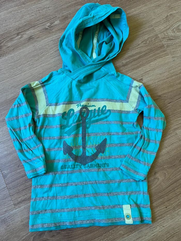 Pull turquoise 5a