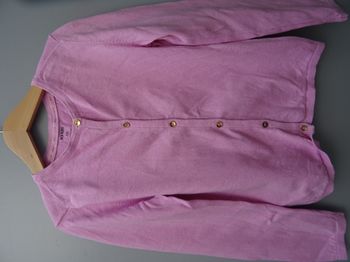Gilet rose - 8 ans
