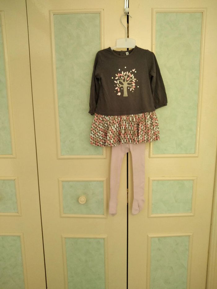 tunique + collants 18 mois