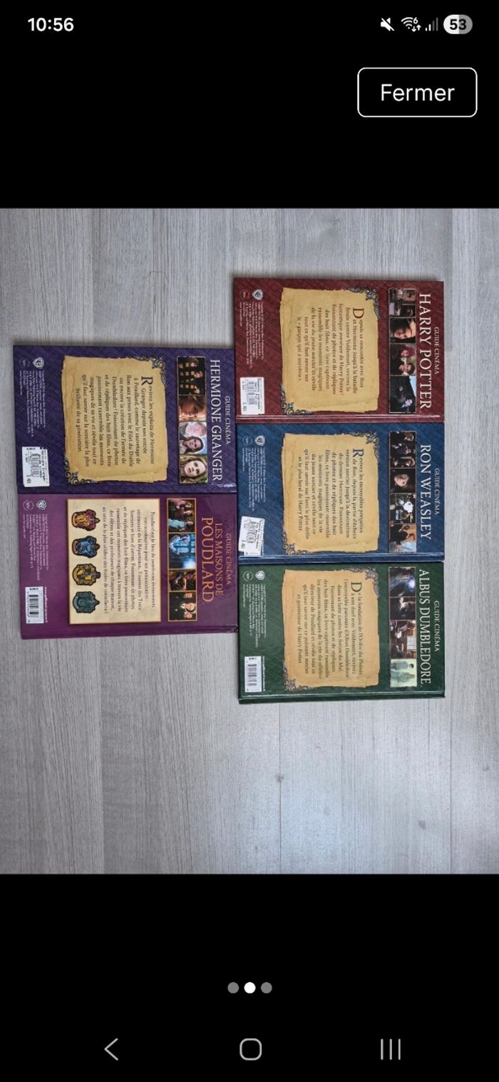 Lot 5 guides cinéma Harry Potter - photo numéro 2