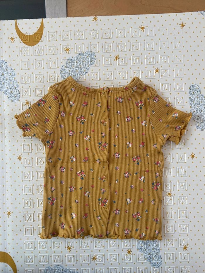 Tee-shirt fleuri - 9 mois - Vertbaudet - photo numéro 3