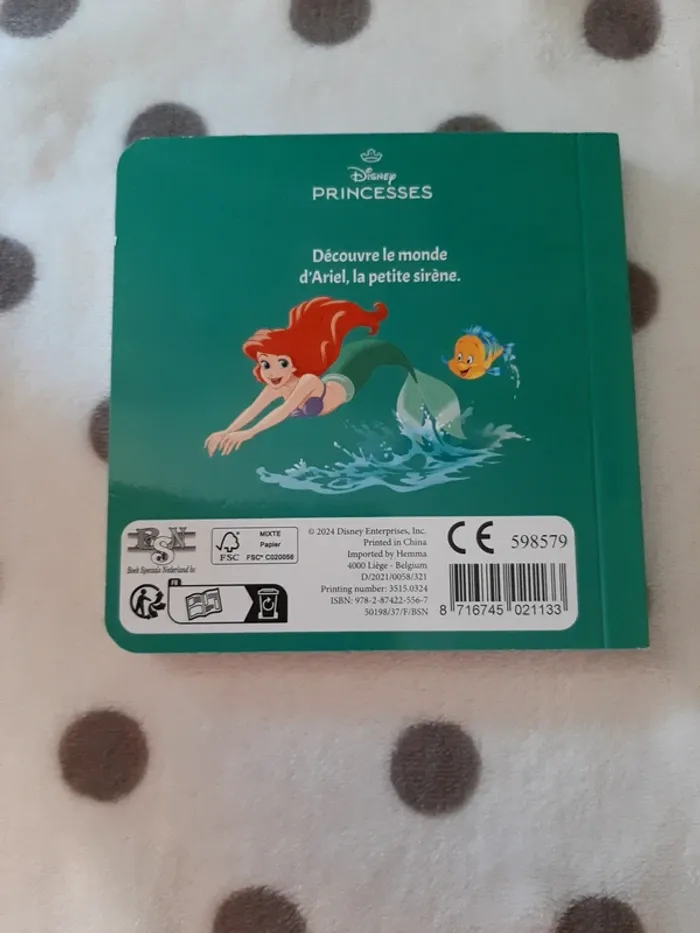 Livre  disney princesses : Ariel la petite sirène neuf - photo numéro 4
