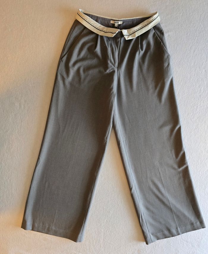 Pantalon à pinces gris anthracite femme Bizzbee - photo numéro 2
