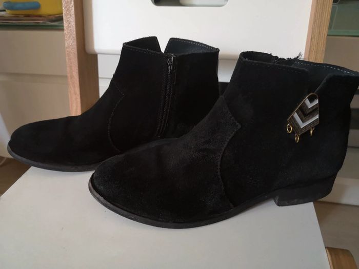 Bottines noire fille 36 - photo numéro 3