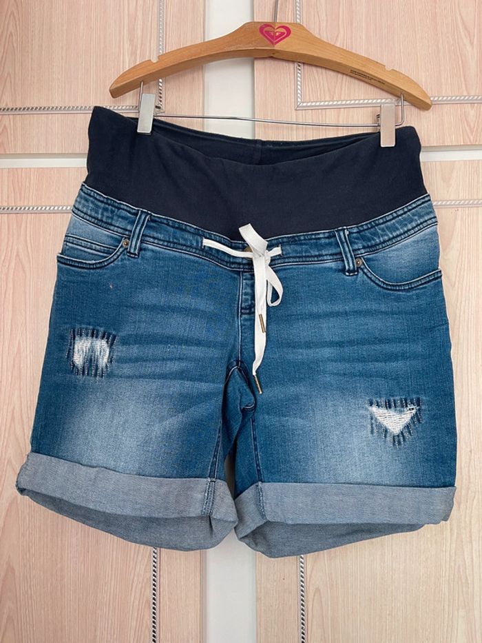 Short en jean maternité 40