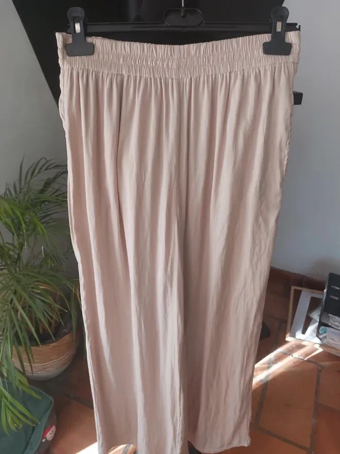 Pantalon jambes larges