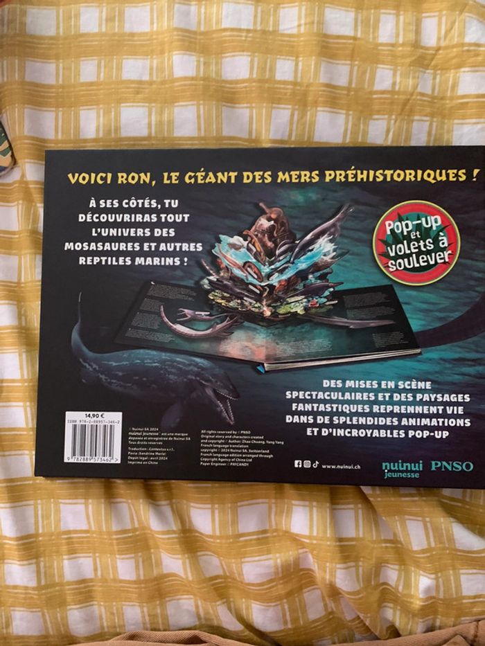 Livre Pop up "Je suis un mosasaurus" - photo numéro 3
